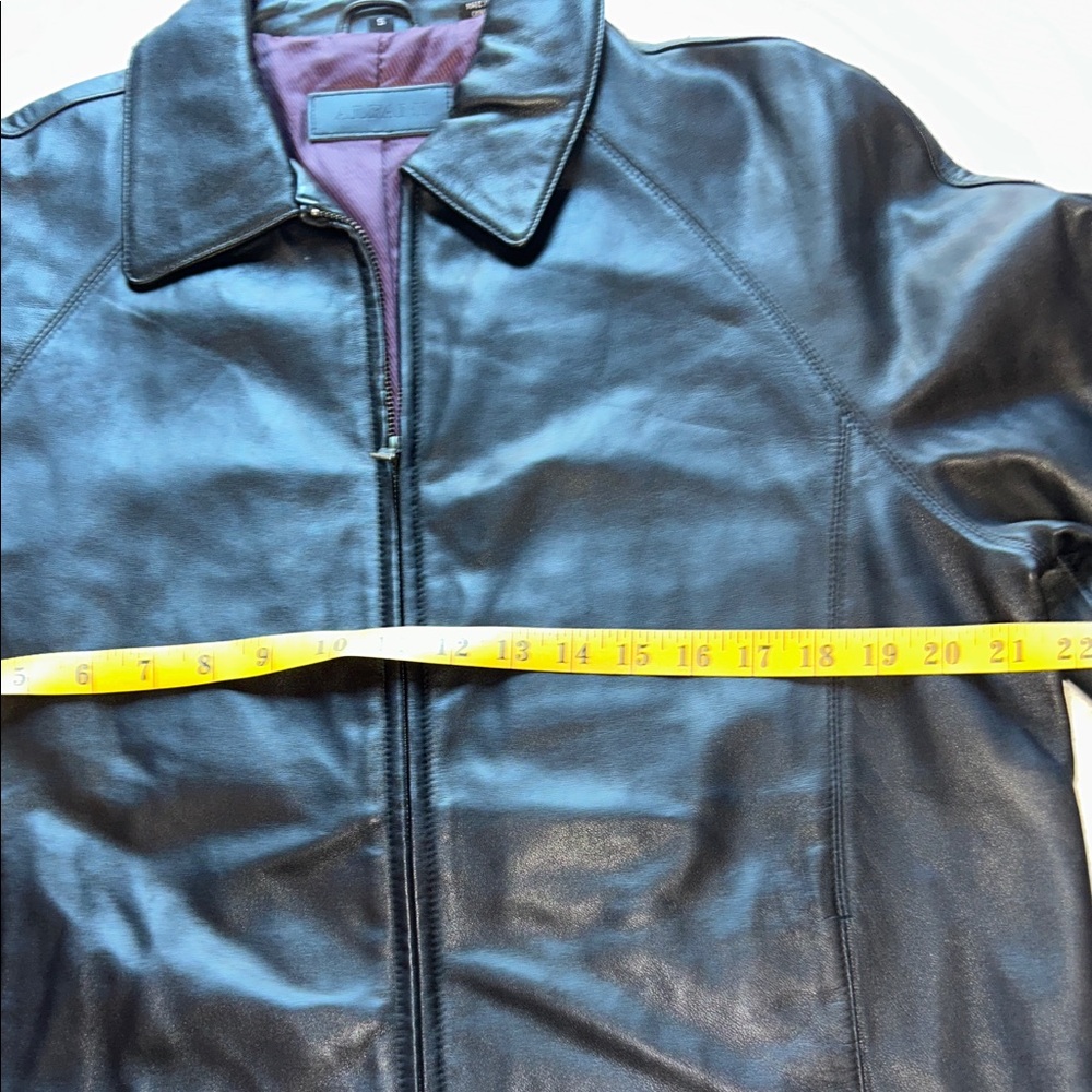 Alfani Women's Elegant Black Leather Jacket - Picture 3 of 14